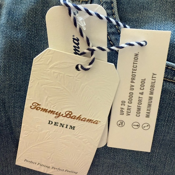 Tommy Bahama A-Line Denim Skirt - Picture 3 of 5